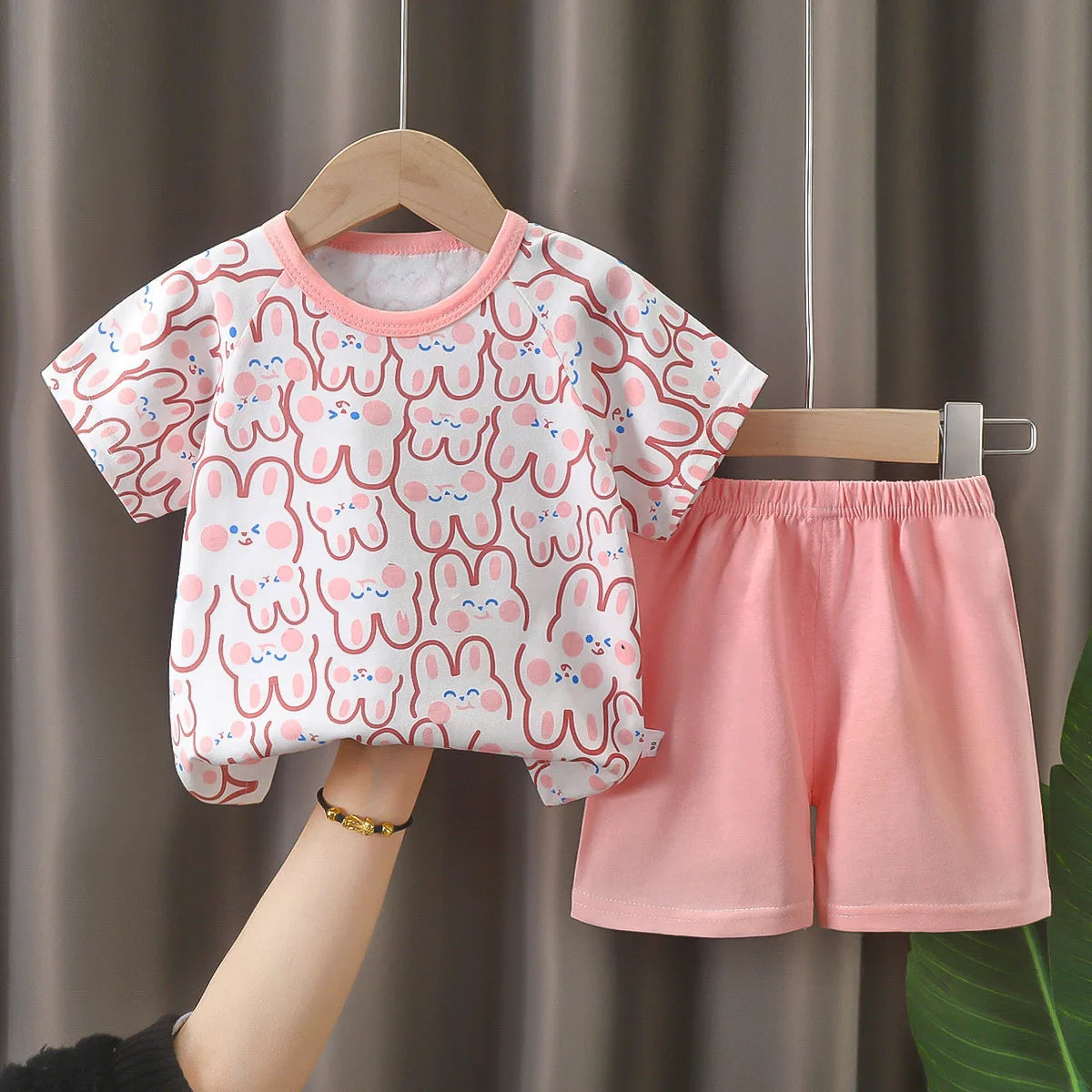 Baby Girl Outfit Set Short Sleeve T-shirt