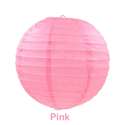10/15/20/25/30cm Round Chinese Paper Lanterns Birthday Wedding Decor Gift