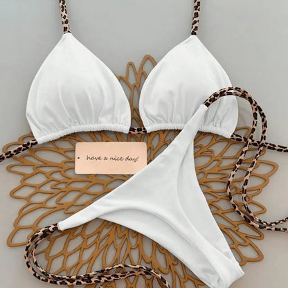 Swimsuit Swimwear Leopard Sexy Bikini Set