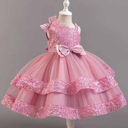Flower Sequins Short Sleeveless Costume Cosplay