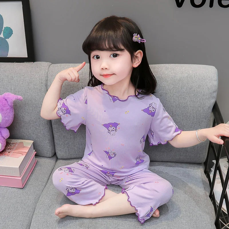 Hello Kitty Cartoon Anime pajama Set