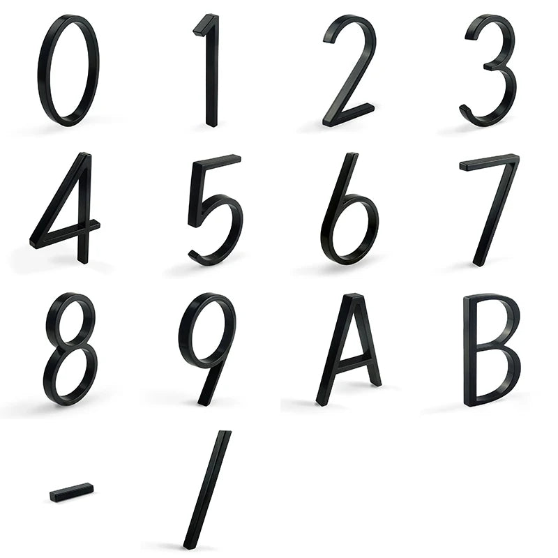 1pc 125mm Floating House Number Outdoor