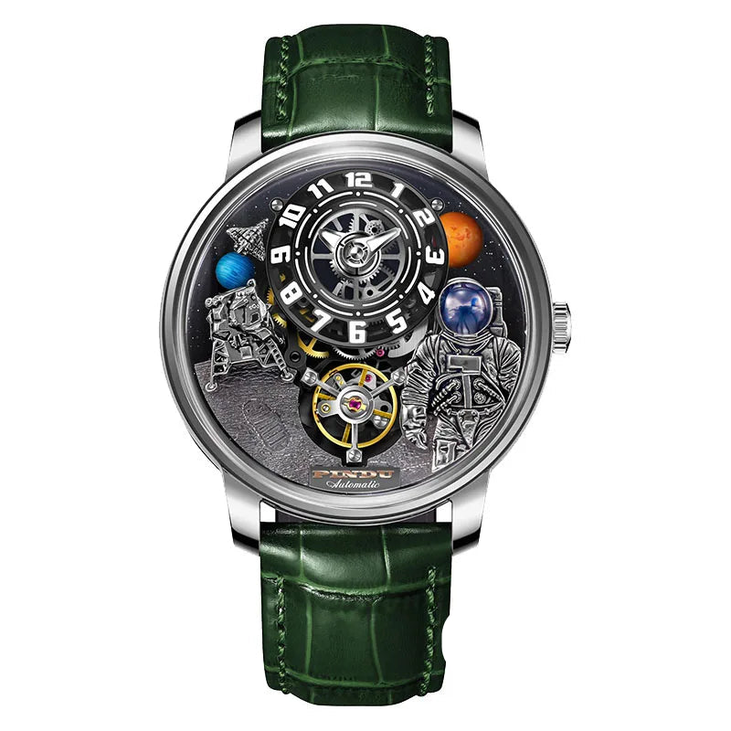 Luxury Robot Astronaut Space Sapphire Luminous Waterproof Watches
