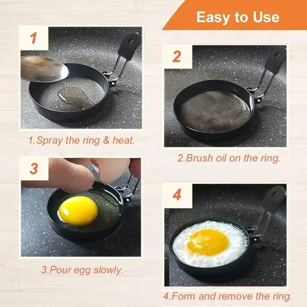 Anti-scald Egg Fried Ring Professional Stainless Steel