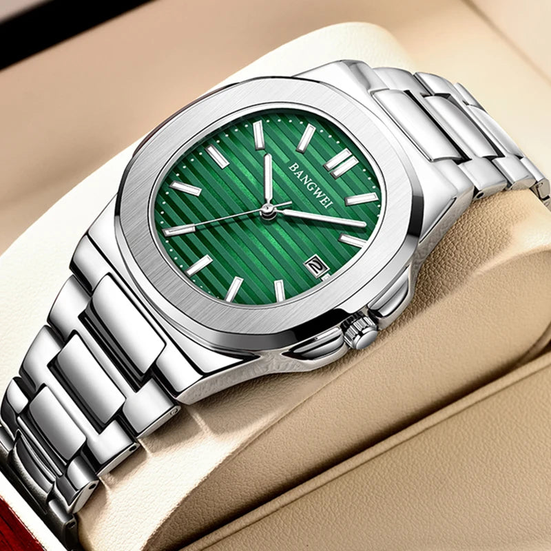 Square Luxury Bracelet Casual Waterproof Date Quartz Watches