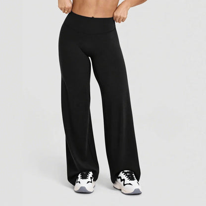 Plus Size Yoga Wide-leg Stretchy Sport Pants