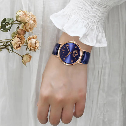 Quartz Leather Analog Quartz Watches