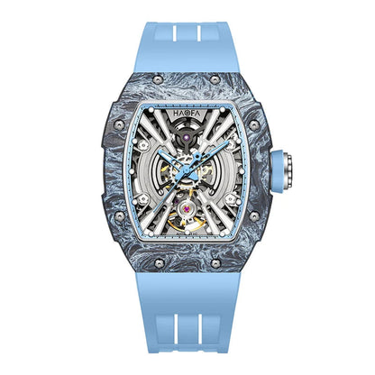 3D Skeleton mechanical Ark series luminous sport carbon fiber case Watch
