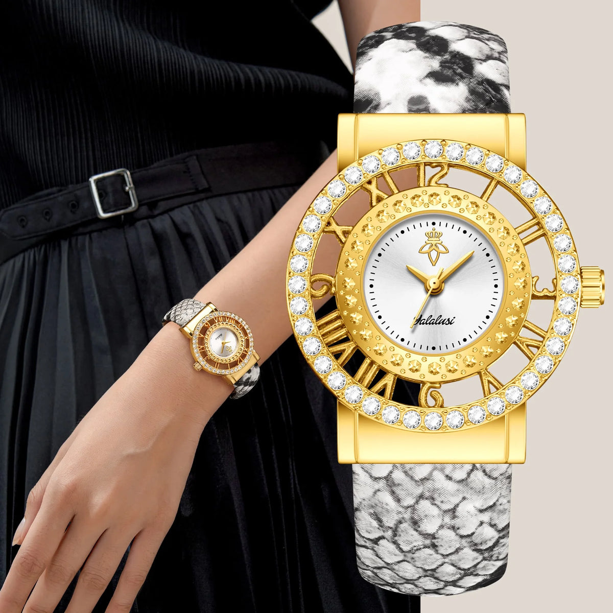 Adjustable Bracelet Skeletonised Dial Design a niche Watch
