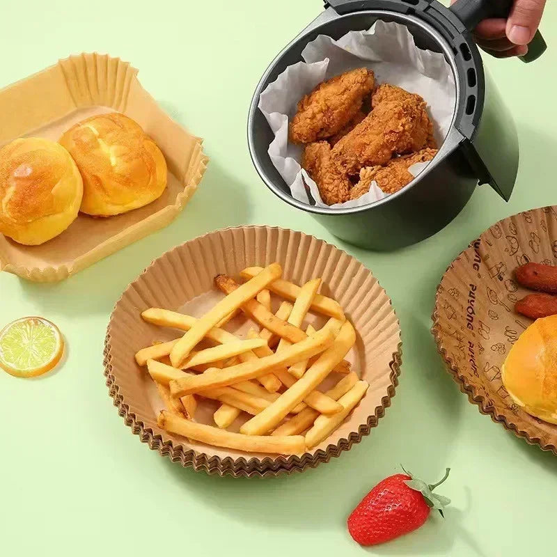 1/100PCS Air Fryer Disposable Paper