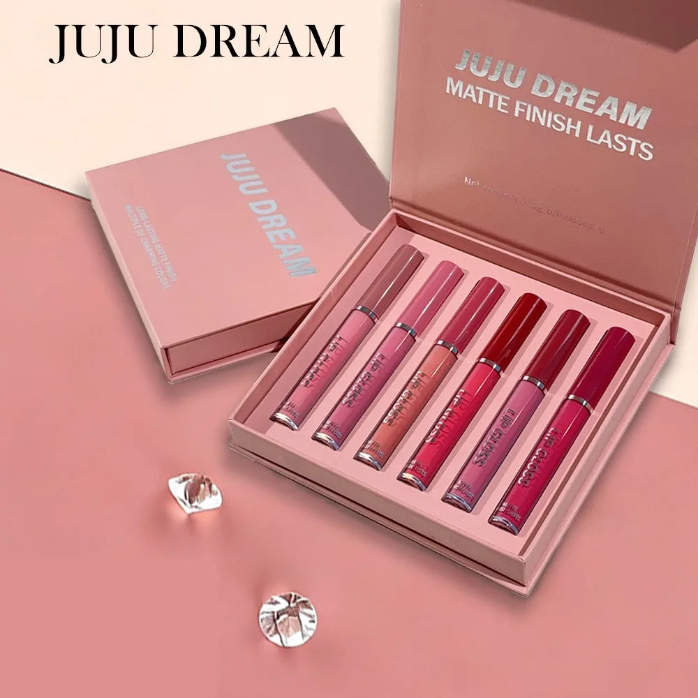 Matte Liquid Lipstick Set Waterproof Long Lasting  Smudge Proof Lip Gloss
