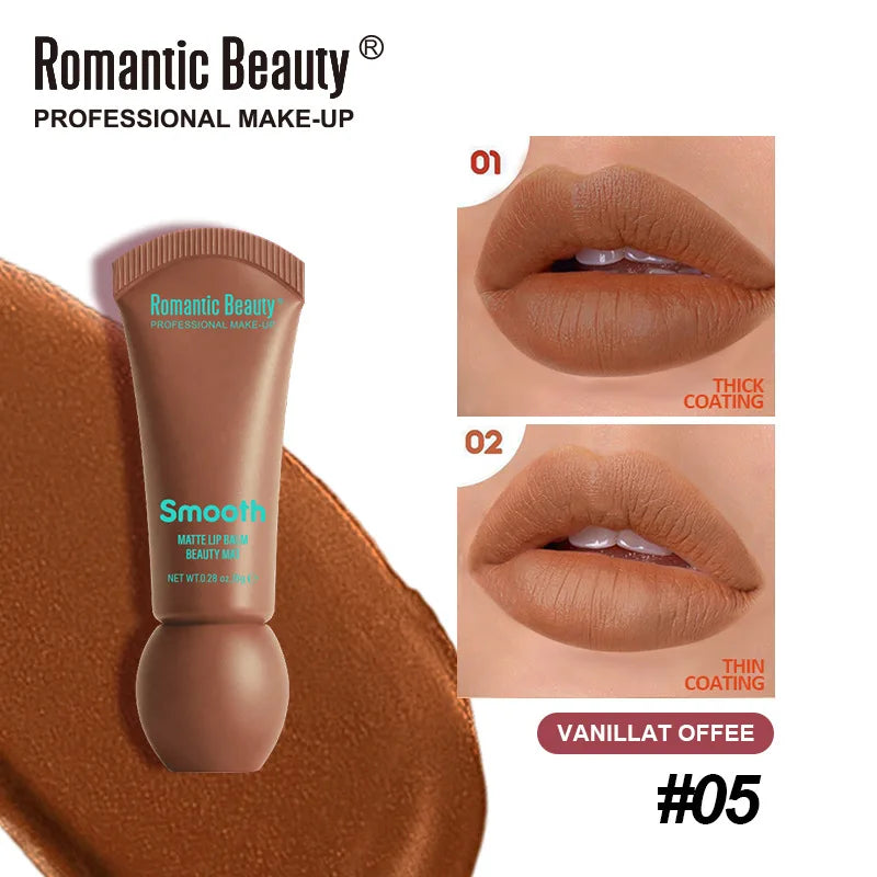 Matte Soft Mist Long-Lasting Lipstick Colorful Whitening Lip Glaze Lip Makeup