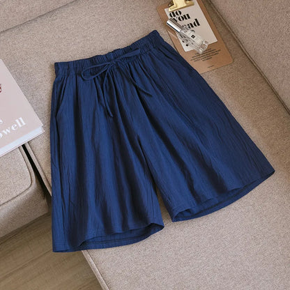 Casual Cotton High Waisted Pants