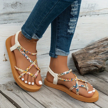 Large Size Round Head Fish Mouth Sandals