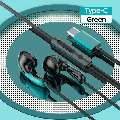 USB Type C Wired Earphone For Samsung Galaxy Headset