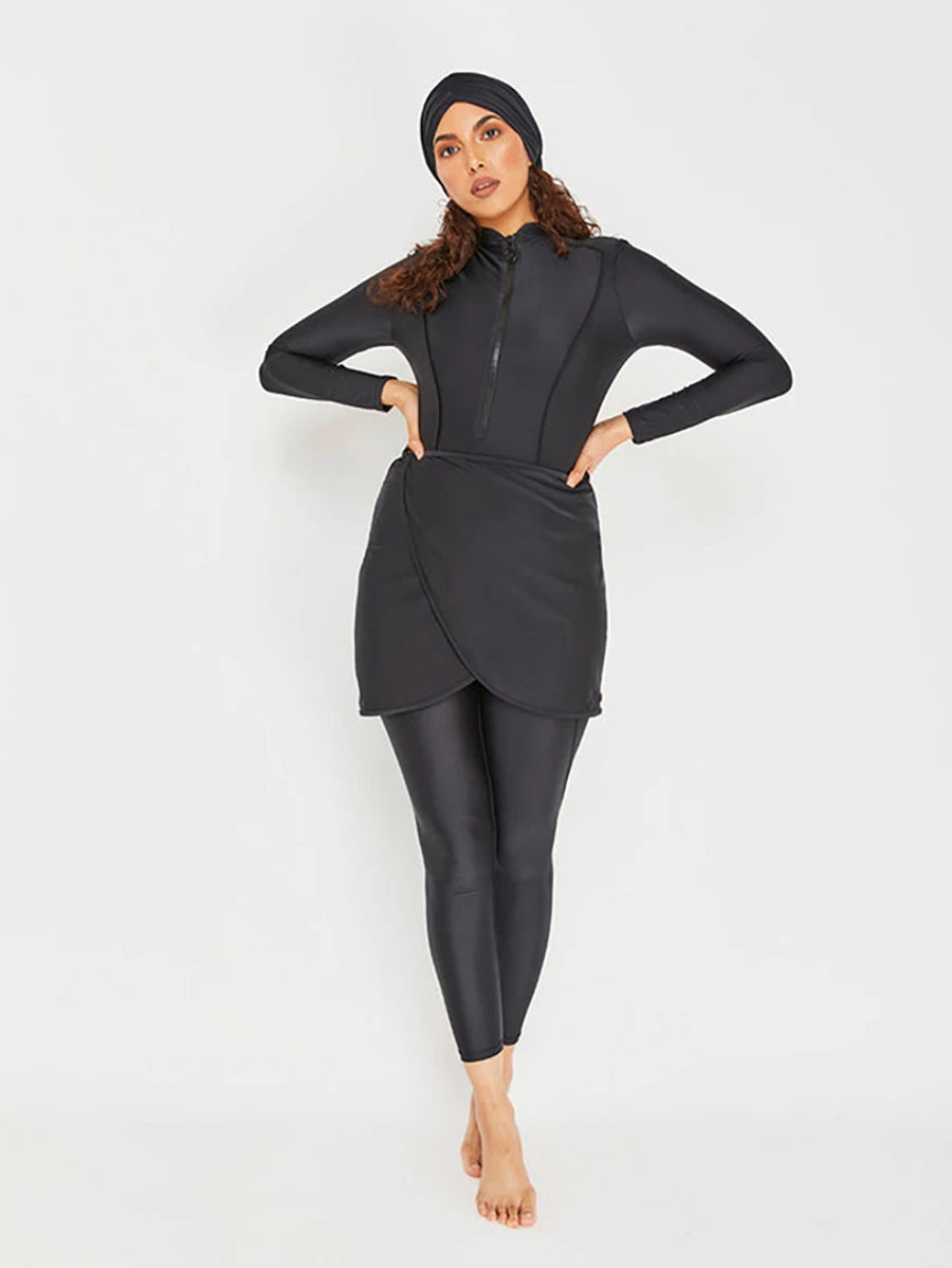 3PCS Modest Burkini Muslim Swimwear Islamic Swim Suit