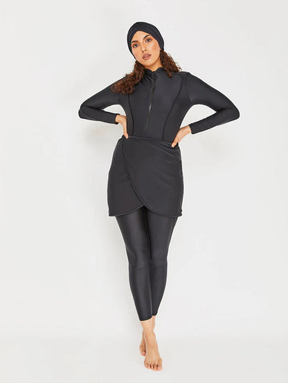 3PCS Modest Burkini Muslim Swimwear Islamic Swim Suit