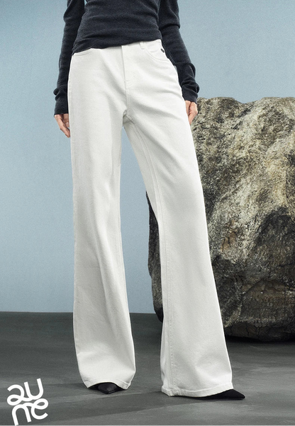 Denim Autumn New Retro Lycra Micro Flare Pant Jeans