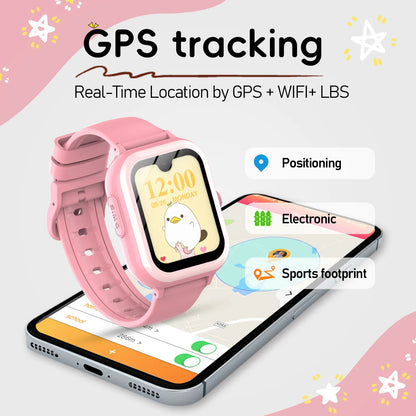 SOS WIFI GPS Tracker HD Screen Video Call SmartWatch