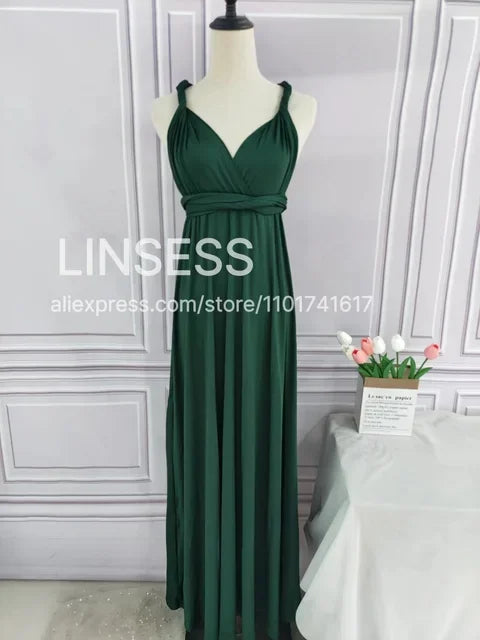 Rust Bridesmaid Dress Infinity Multiway Maxi Bridesmaid Dress