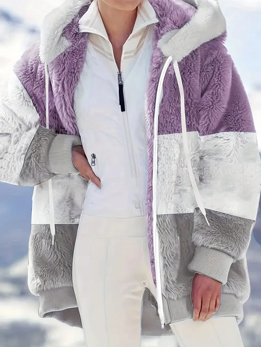 Drop-Shoulder Long-Sleeved Jacket