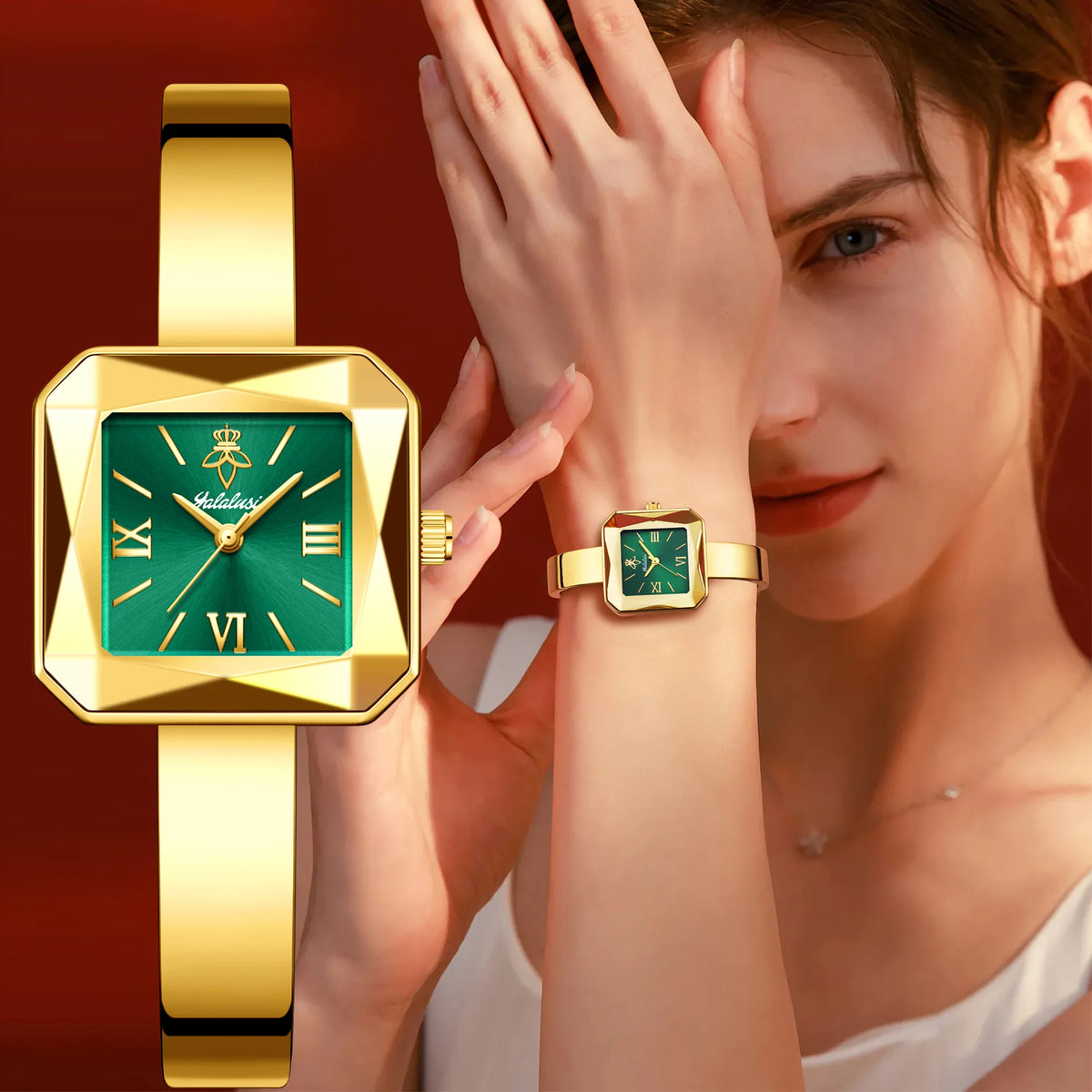 Retro and Affordable Luxury Water-Resistant Quartz Bracelet Watch