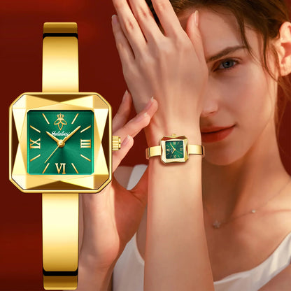 Retro and Affordable Luxury Water-Resistant Quartz Bracelet Watch