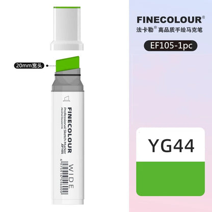Finecolour 20mm Wide Markers Alcohol Line Sketching Art Markers Pen