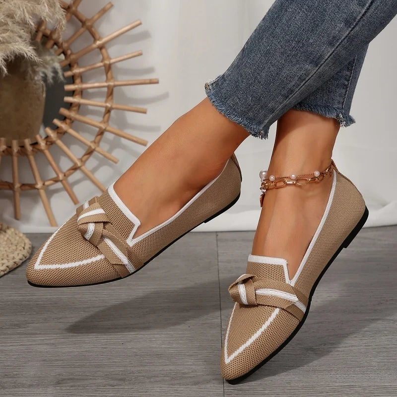 Loafers Ballet Flats Pointed Toe Barefoot Butterfly Shoes