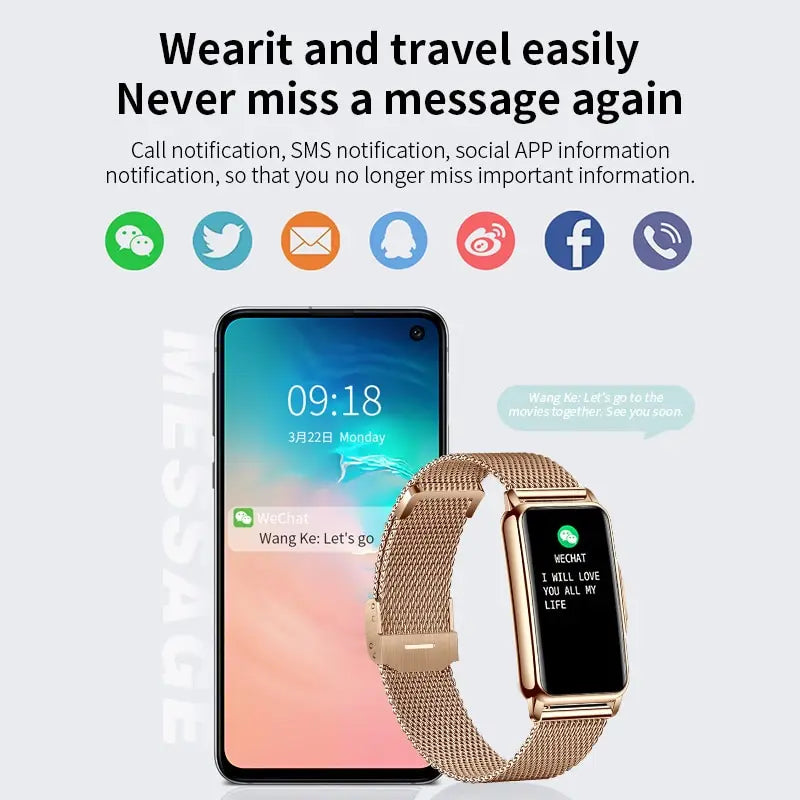 DANA Full Touch Screen Smartwatch