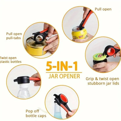Can Opener Multi Functional Five In One