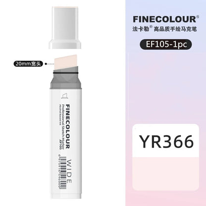 Finecolour 20mm Wide Markers Alcohol Line Sketching Art Markers Pen