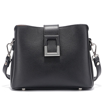 Genuine Leather Noble Shopper Shoulder Large Bucket Bag