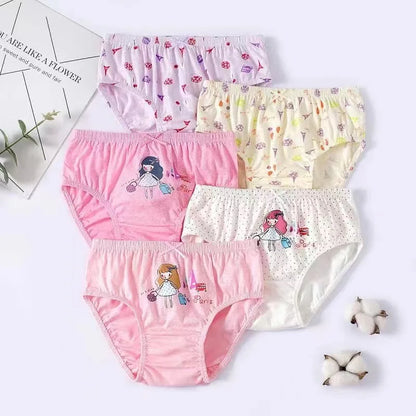 5/10 Pieces Cotton Girls Triangle Panties