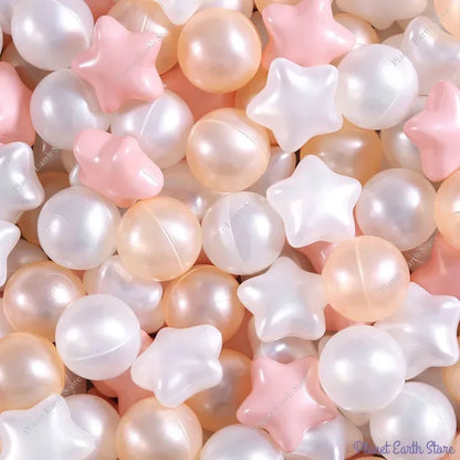 Ball Pit Balls Pack Star and Round BPA Soft Plastic Balls