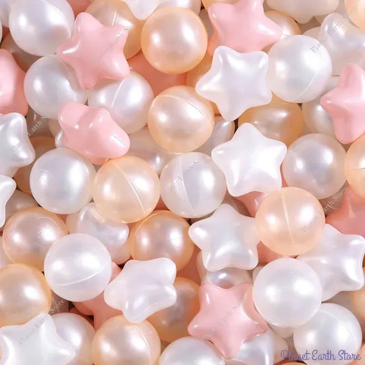 Ball Pit Balls Pack Star and Round BPA Soft Plastic Balls