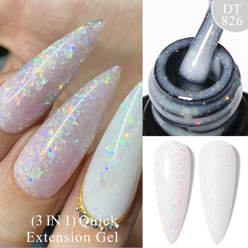7ml Red Series Gel Nail Polish Glitter
