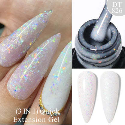 7ml Red Series Gel Nail Polish Glitter