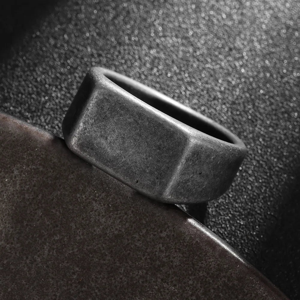 Unisex Titanium Steel Ring