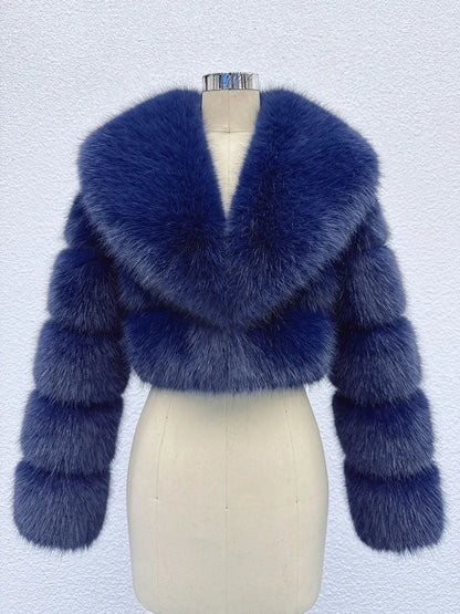 Faux Fur Outerwears Coat