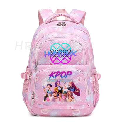 K-pop Demon Hunters Backpack Girls Boys Youth School Bags