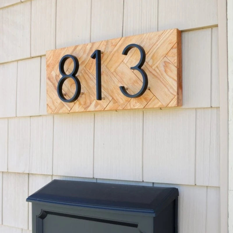 125mm Floating House Number Outdoor