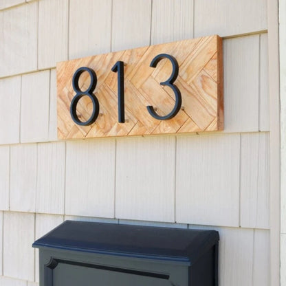 125mm Floating House Number Outdoor