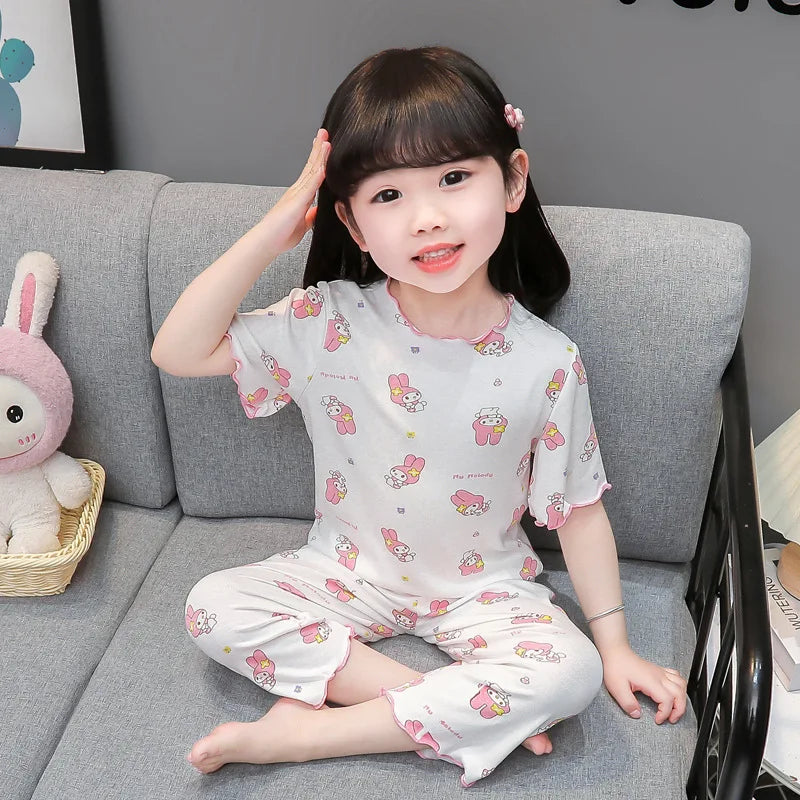 Hello Kitty Cartoon Anime pajama Set