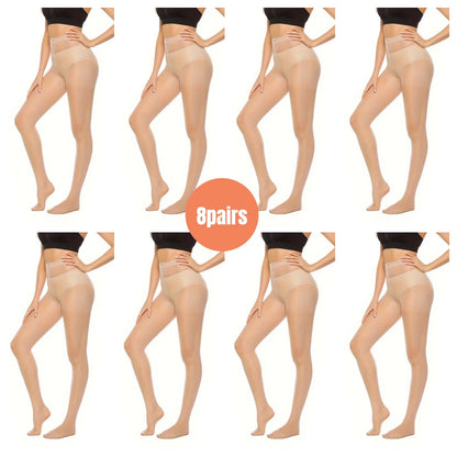 2/5 أزواج من الجوارب الحريرية الضيقة المضادة للخطاف