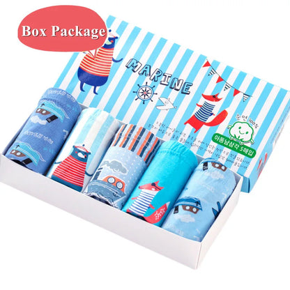 5 Packs/Box Mickey Cartoon Soft Cotton underwear