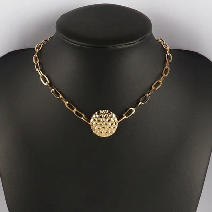316L Stainless Steel Choker Heart Clavicle Chain Necklaces
