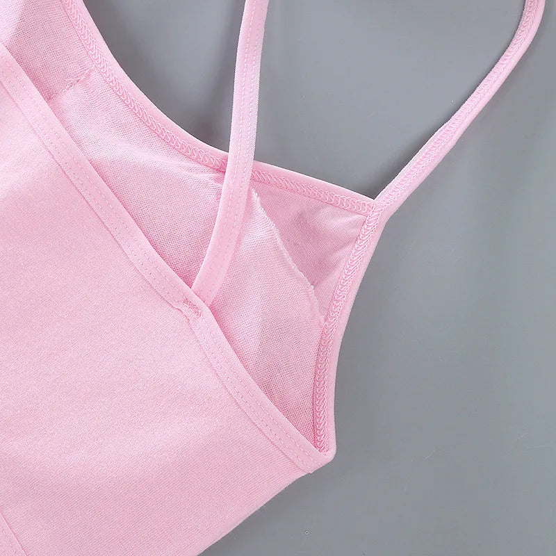 1pc Teenage Girls Tops Cotton Soft Underwear