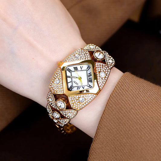 Light Luxury Brand Diamond Inlaid Bracelet Waterproof Watches