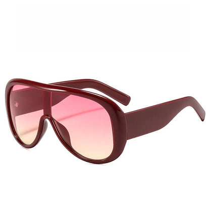 Oversized Large Frame Cat Eye Sunglasses